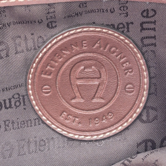 ETIENNE AIGNER Satchel Style Monaco Straw Collection Tote Handbag - Picture 6 of 15